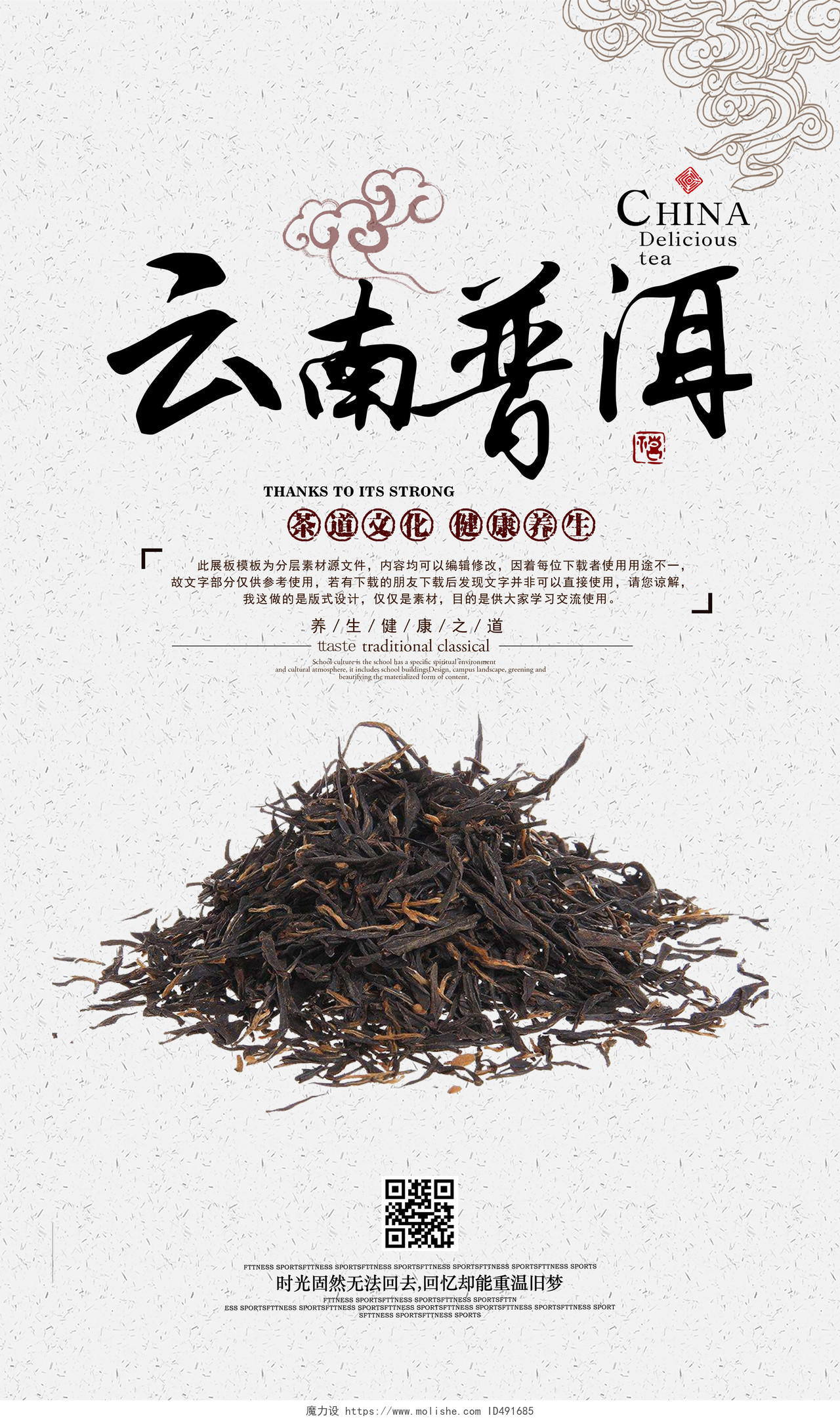 中国风各产地茶叶宣传海报挂画